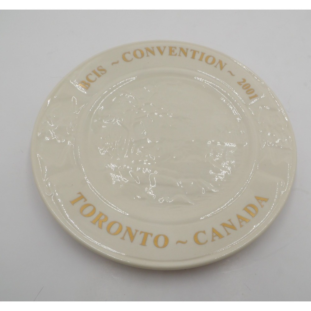 2001 Belleek BCIS Convention Plate Toronto Canada